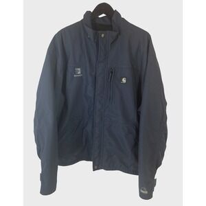 Carhartt Insulated Storm Defender‎ Shoreline Jacket J175 BLS Men's 2XL Navy Blue
